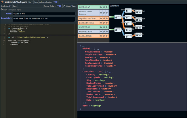 Snippets Workspace